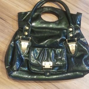 Vintage Style Dark Green Bag